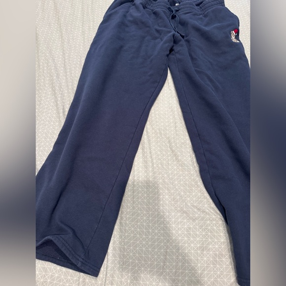 Hollister Teddy Bear Navy Straight Sweatpants - Picture 1 of 6